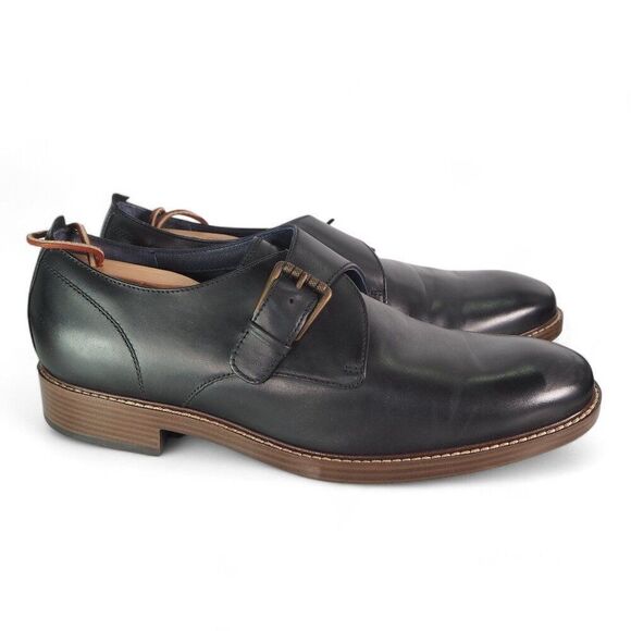 Cole Haan Kennedy Grand OS Single Monk Strap Oxfords Black C26115 Men's 10M - Picture 4 of 12
